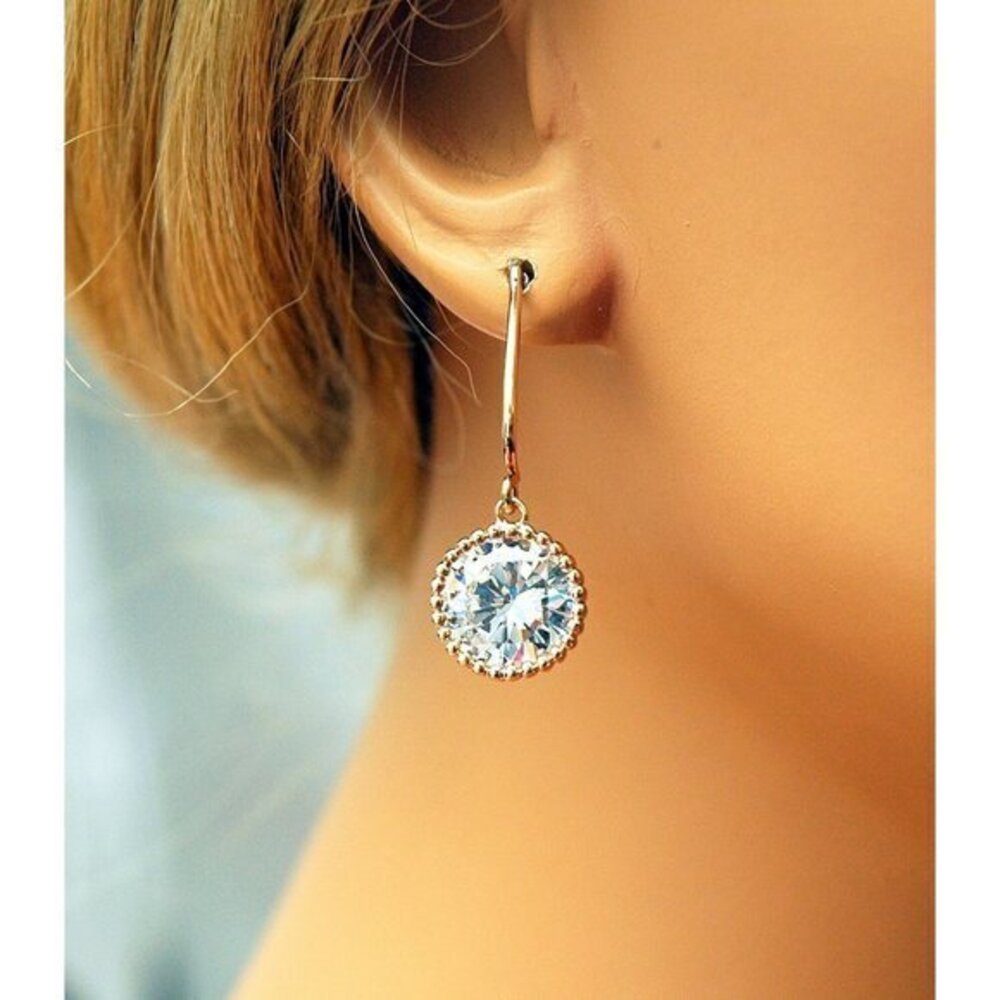 Rose Gold Plated Swarovski Elements Earrings